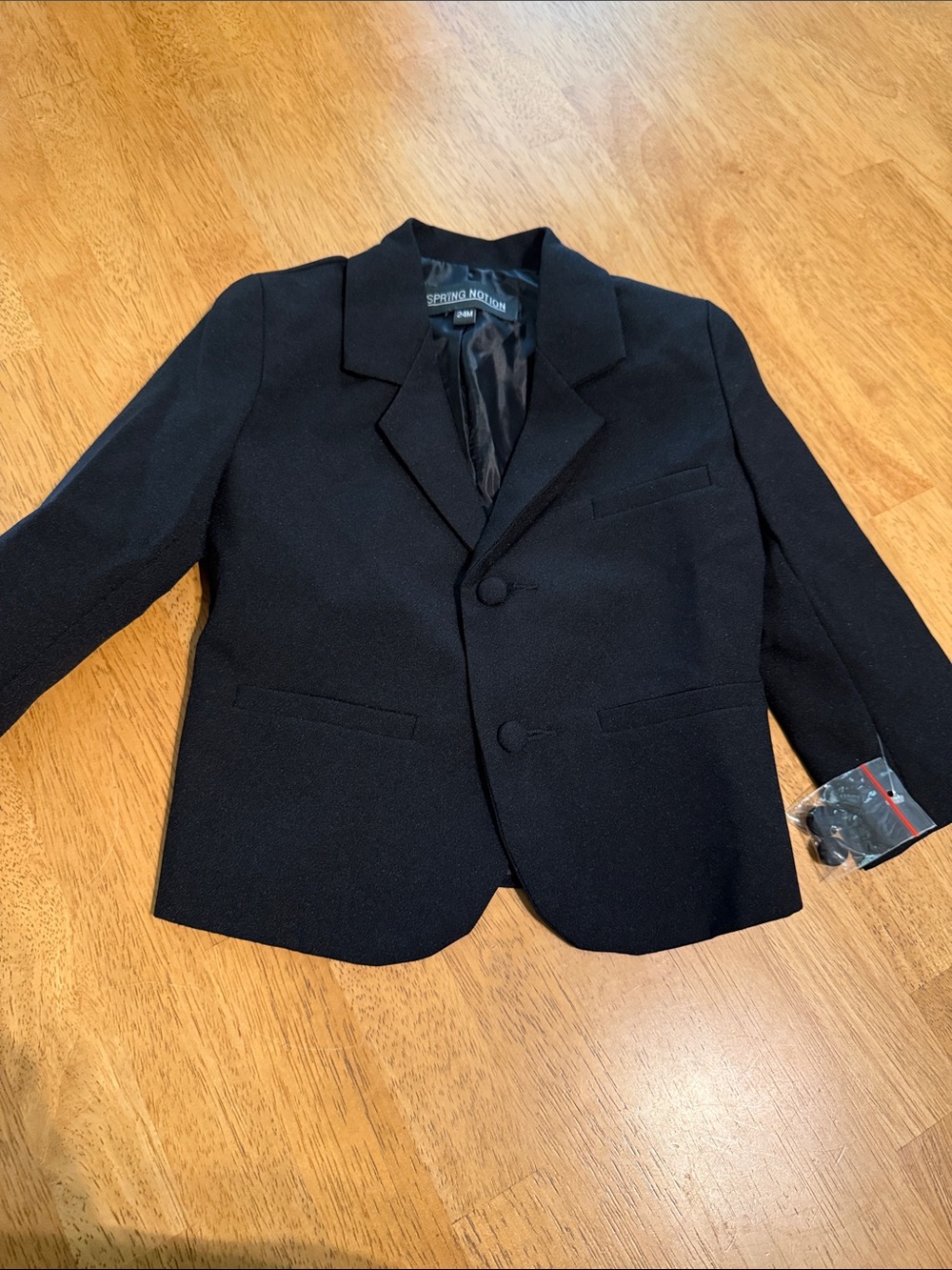 Spring Notions Kids' Black Two-Button Blazer